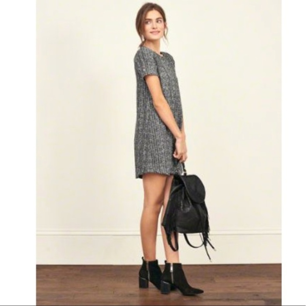 A&F // Ribbed Sweater T-Shirt Dress - Picture 3 of 7